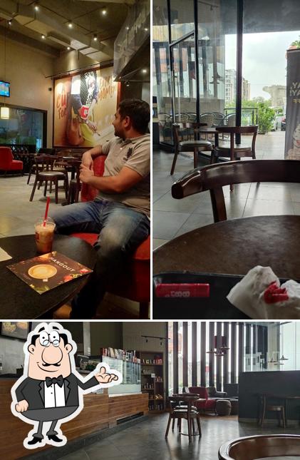 The interior of Café Coffee Day