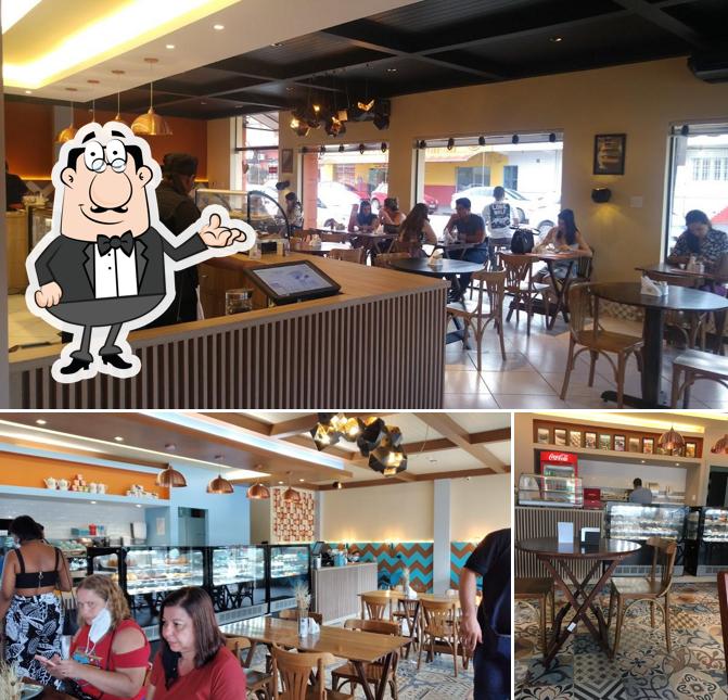 Veja imagens do interior do Deleite Gourmet