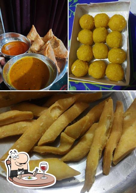Jain samosa and sweets