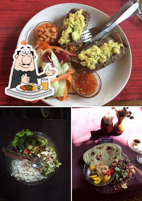Meals at Organic Vibes Cafe