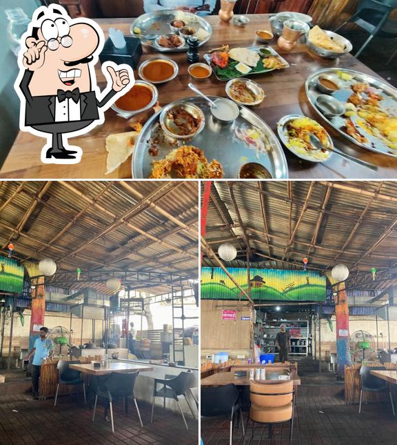 The interior of P K Biryani House