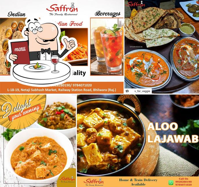 Food at Saffron - The Family Restaurant