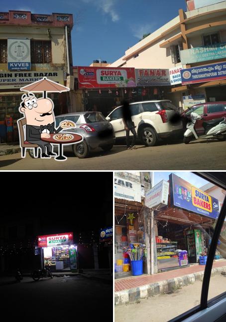 The exterior of Surya Bakers