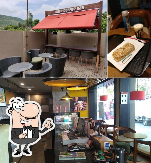 The interior of Café Coffee Day