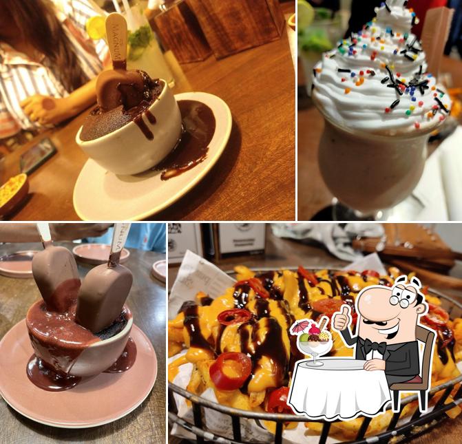 Burger Bar Ramdaspeth serves a range of desserts