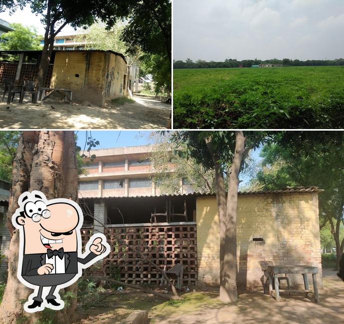The exterior of Farm View Cafe (ਫਾਰਮ ਵਿਊ ਕੈਫੇ)