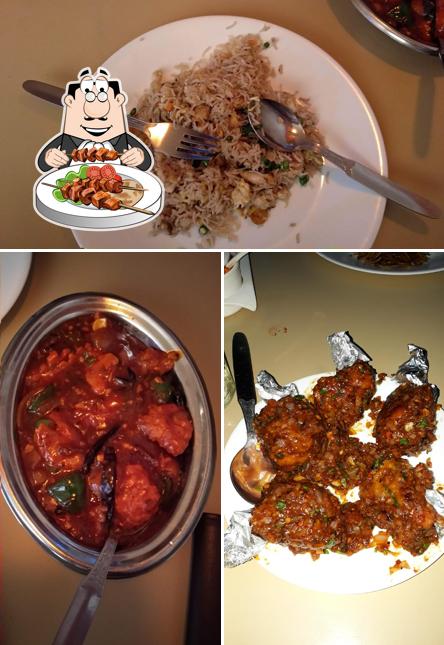 Food at Dips Restaurant
