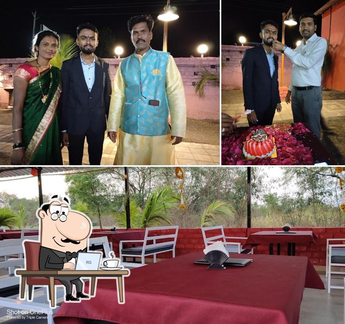 The interior of Gadkari Family Restaurant
