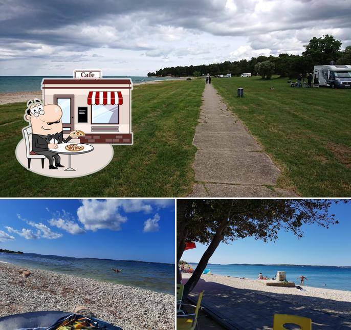 Puoi goderti l'aria fresca da seduto all'esterno di Peroj Beach bar