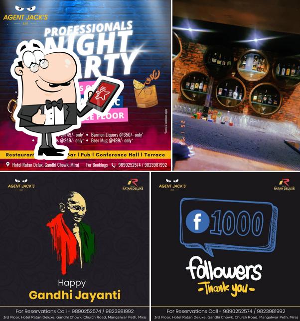 The exterior of Agent Jacks Bar Miraj