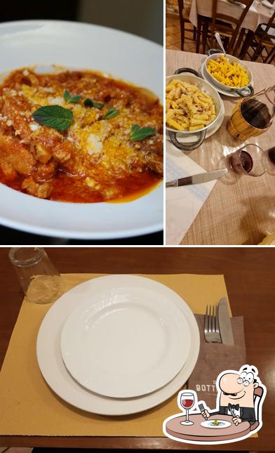 La immagine di cibo e bevanda da Dar Bottarolo Roma Trigoria