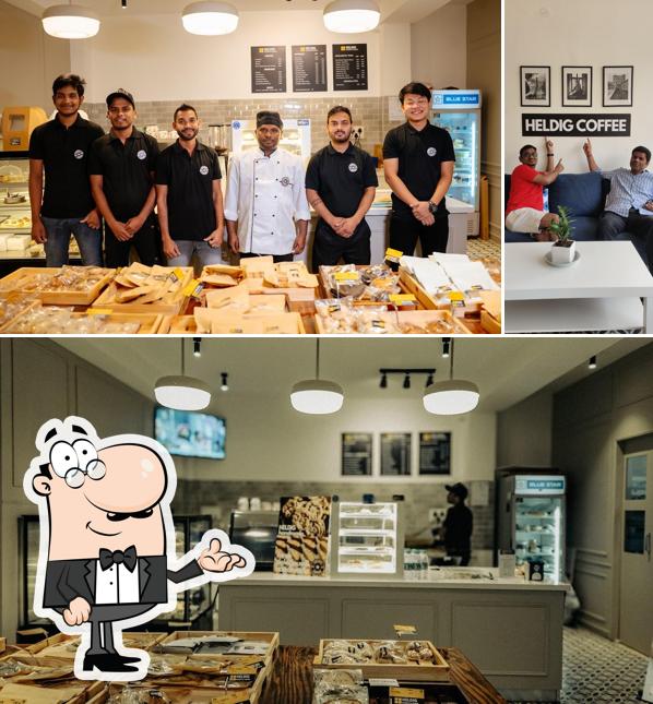 The interior of HELDIG COFFEE & BAKERY