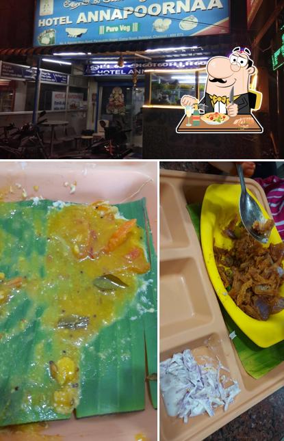 Meals at Hotel Annapoornaa