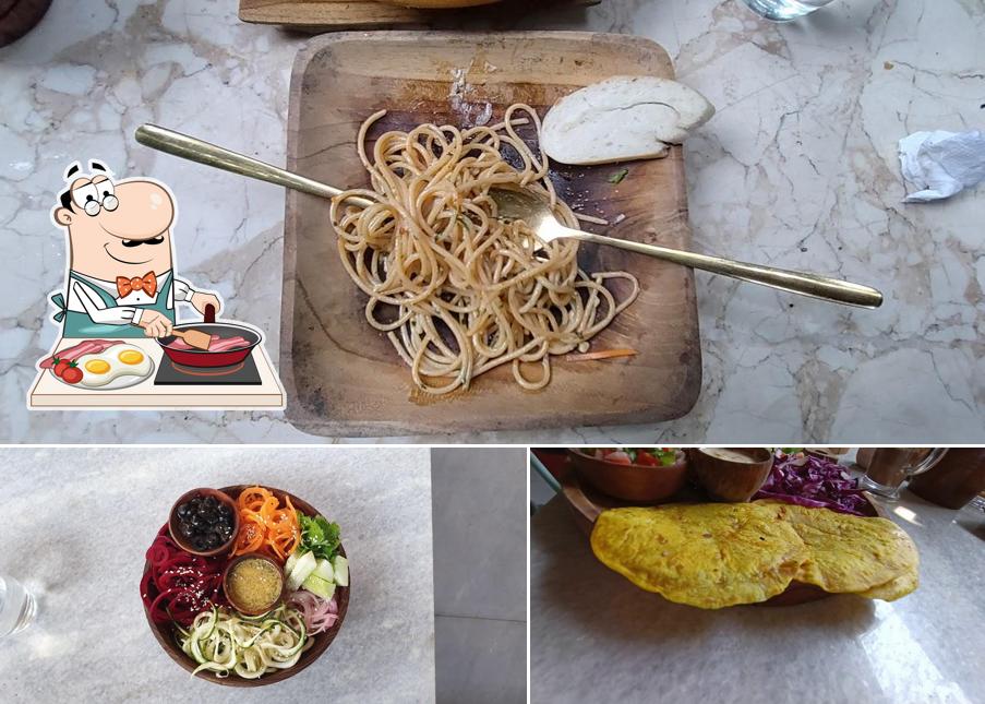 Omelette at Loving Earth Cafe