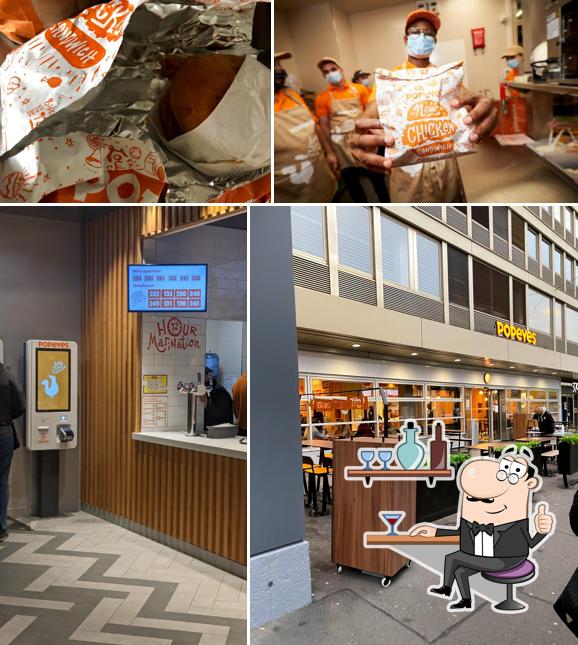 Gli interni di Popeyes Oerlikon