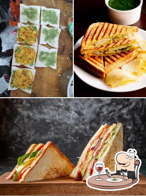 Food at Raj Sandwich