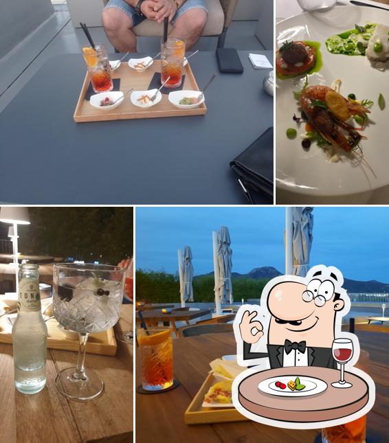 Cibo al Ristorante Felix Rooftop
