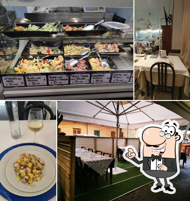 Dai un'occhiata agli interni di Ristorante Gastronomia Capriccio Di Mare di Carmine e Valentina