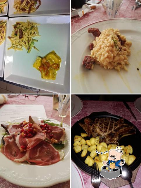 Cibo al Trattoria Al Caminetto