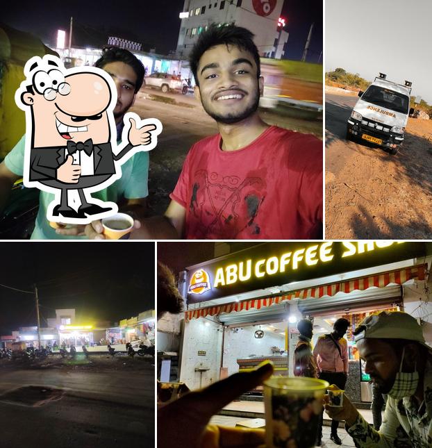 See this picture of Abu Coffee Shop