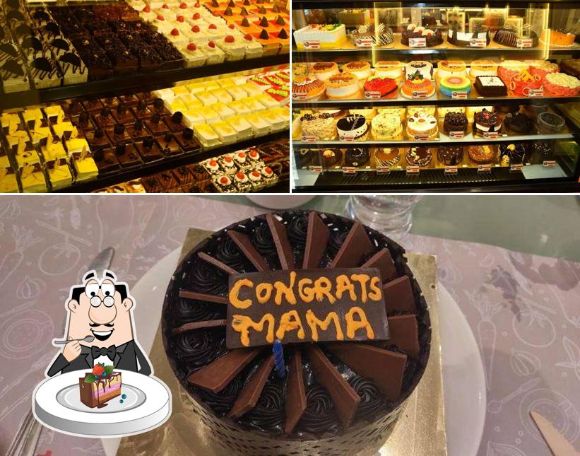 Chocolate cake at 90 Degree Cake Shop