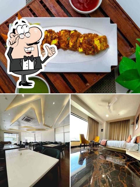 This is the photo showing interior and food at Enrise By Sayaji