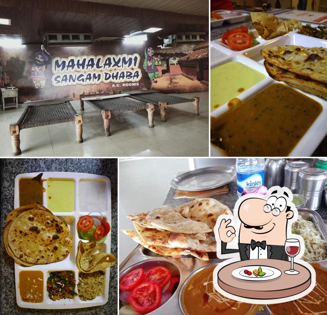 Meals at Mahalaxmi Sangam Dhaba