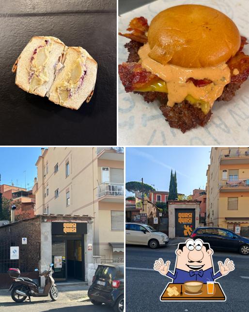 QUASI QUASI Sandwich Creations si caratterizza per la cibo e esterno