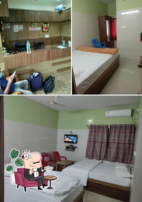 Check out how Sri kotilingeshwara residency lodge looks inside
