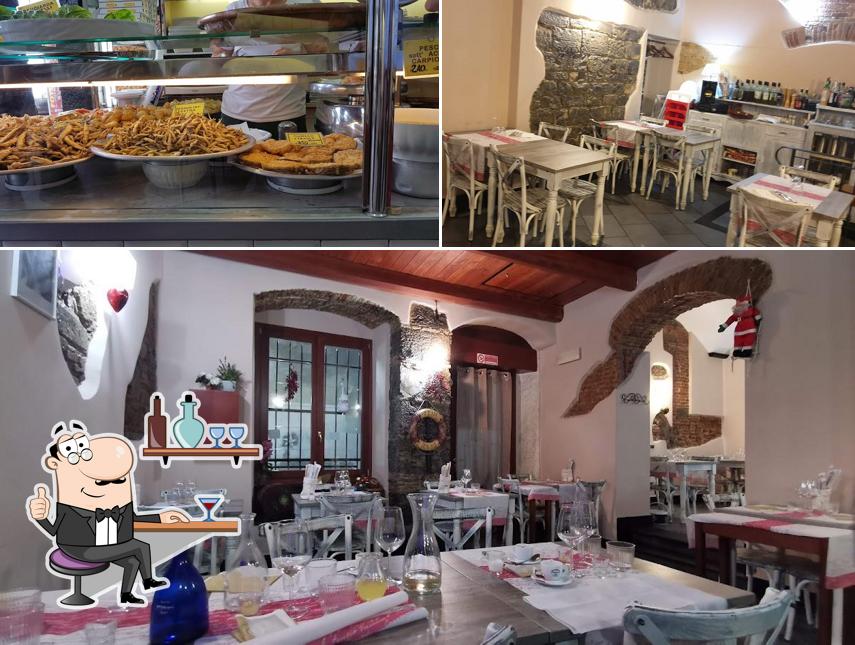 Gli interni di Trattoria Vegia Zena