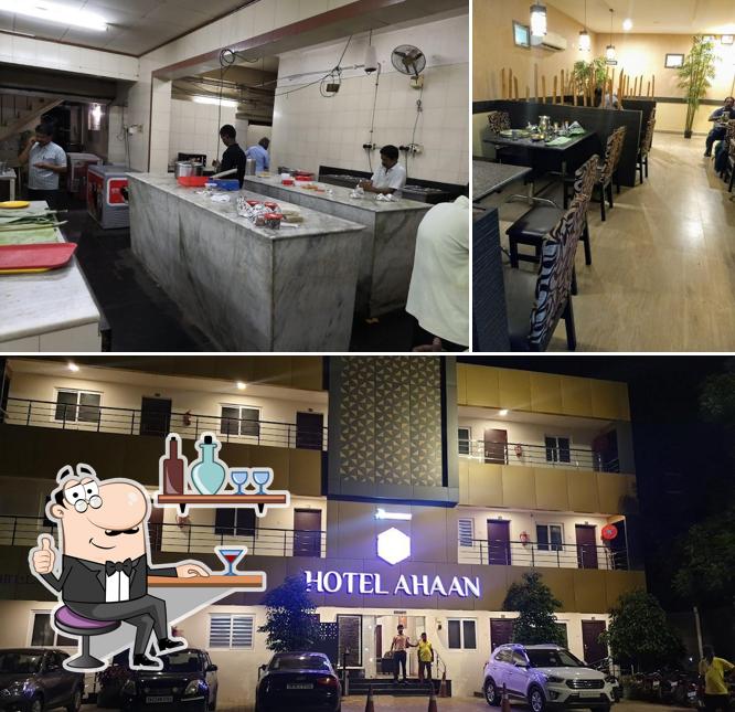 Take a look at the image depicting interior and exterior at Ananda Vilas