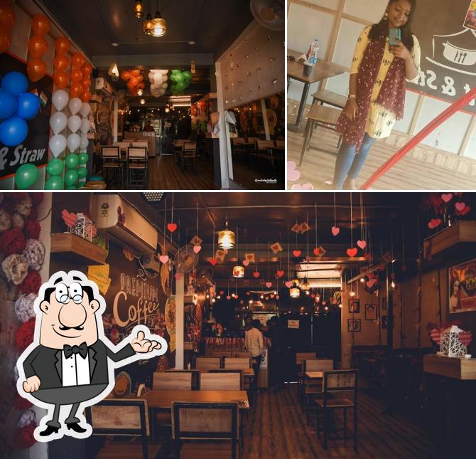 The interior of Street & Straw, Madhubani