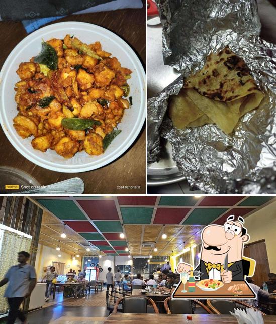 Check out the image depicting food and interior at GooFoo Da Dhaba
