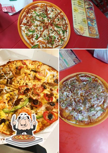Try out different types of pizza