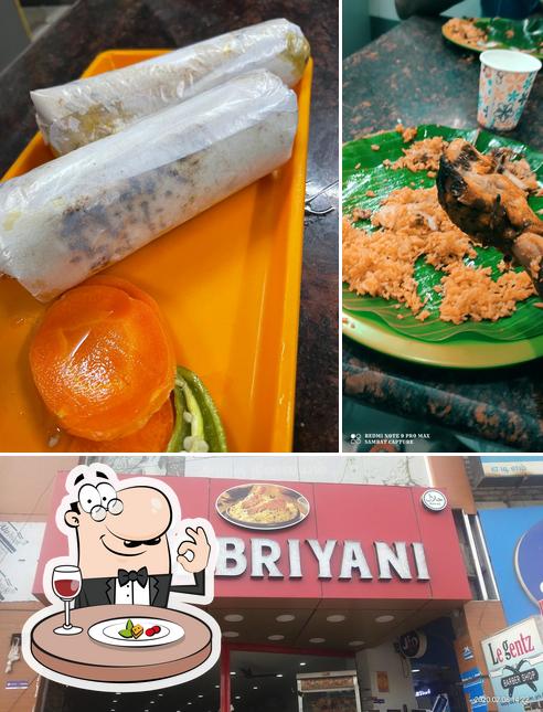 Food at AM Briyani Kalai Maadu silai