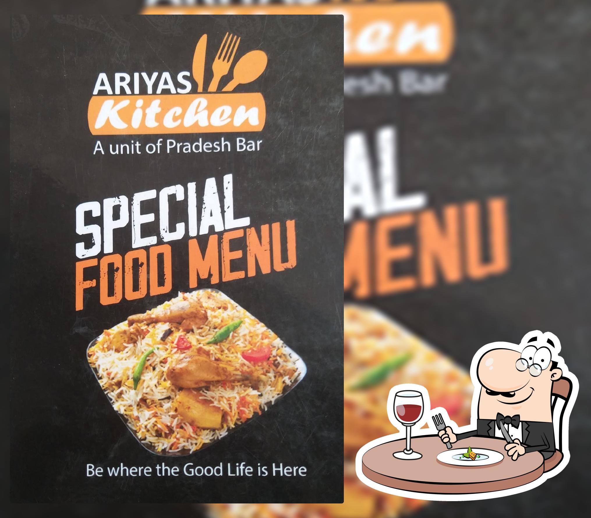 Ariyas Kitchen A unit of Pradesh Bar