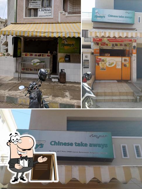 The exterior of Kenny's Chinese Take Aways