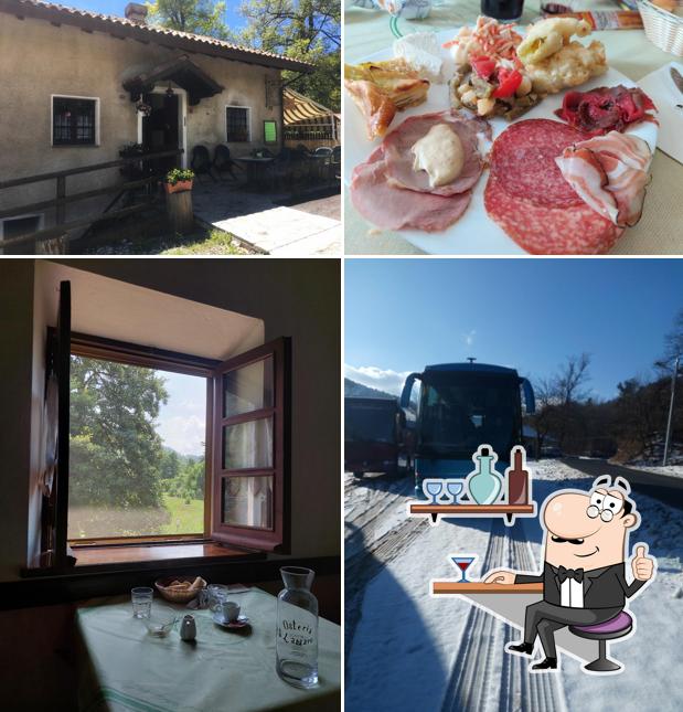 Gli interni di Osteria San Lazzaro "Nicholas nel cuore"