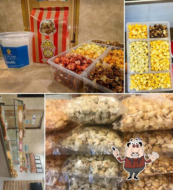Food at PopNotch Popcorn