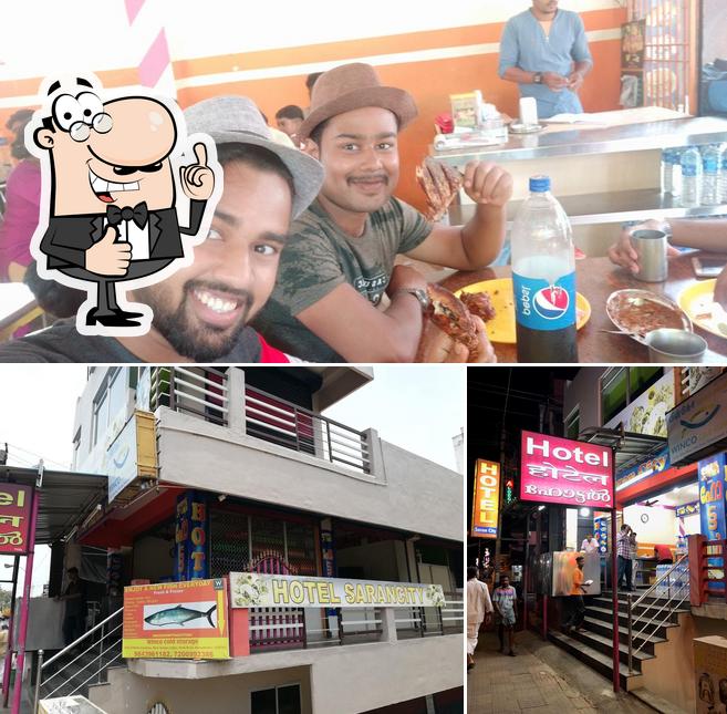 Look at this pic of Hotel Saran City Restaurant