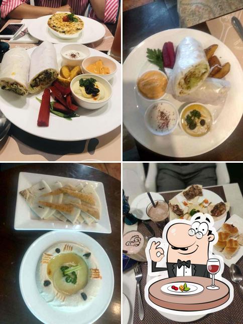 Food at The IVY Restaurant