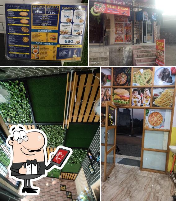 Among various things one can find exterior and food at Roms Pizza