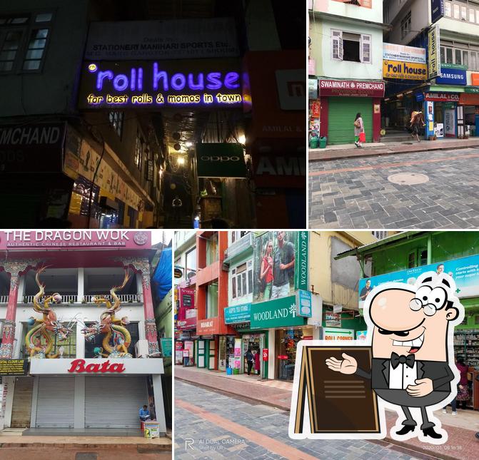 Enjoy the view at the outside area of Roll House