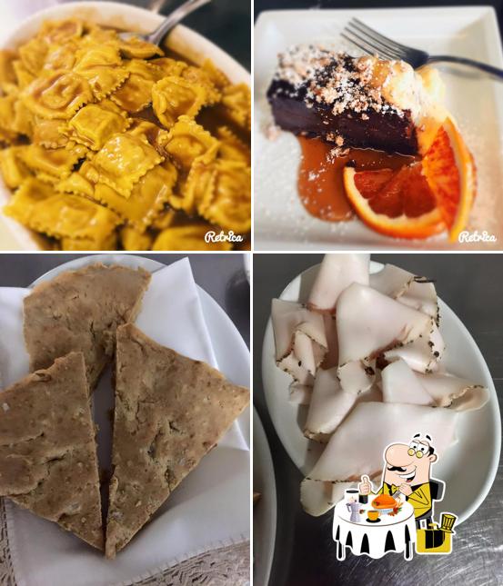 Cibo al Trattoria Croce Bianca