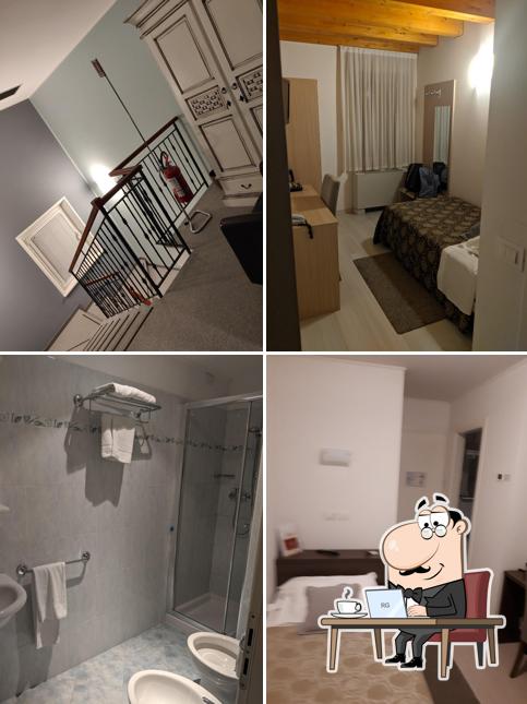 Gli interni di Albergo Leon Bianco