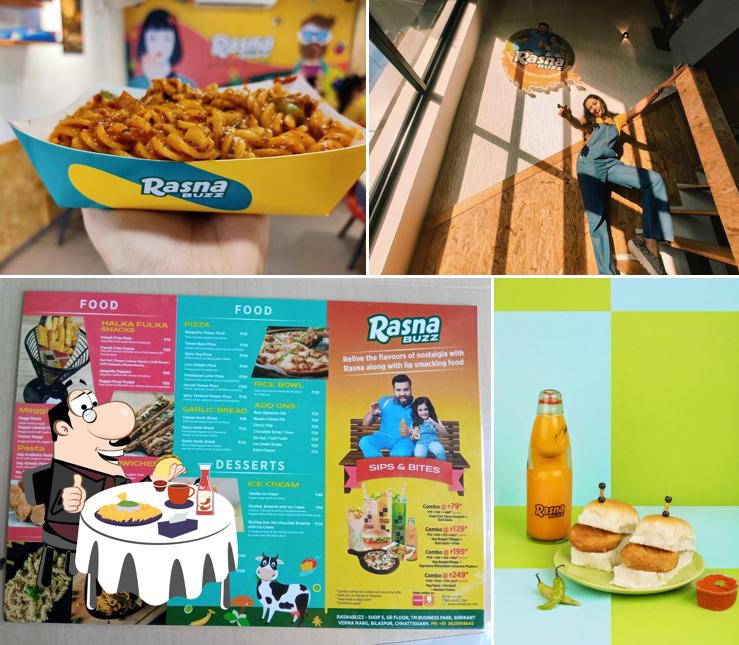 Try out a burger at Rasna Buzz Bilaspur