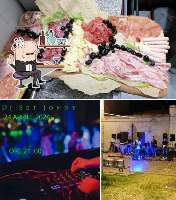 Questa è la foto che mostra la interni e cibo di Central Bar