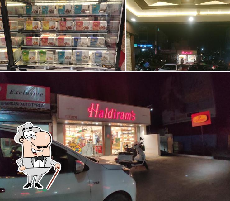This is the photo displaying exterior and interior at Haldiram's This is the photo displaying exterior and interior at Haldiram's