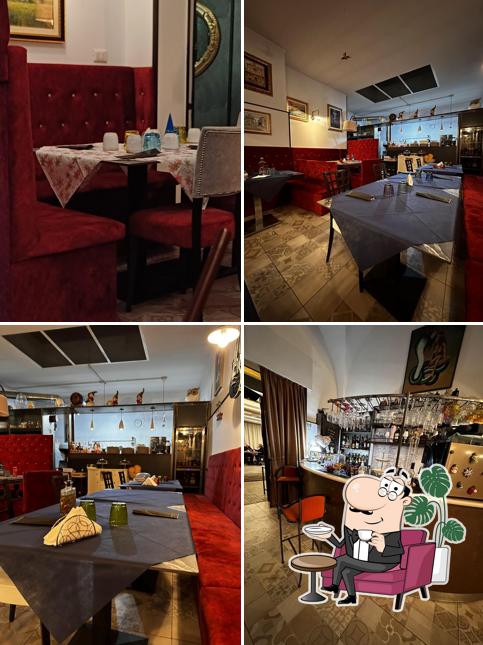 Gli interni di Allosteria Trattoria Pizzeria