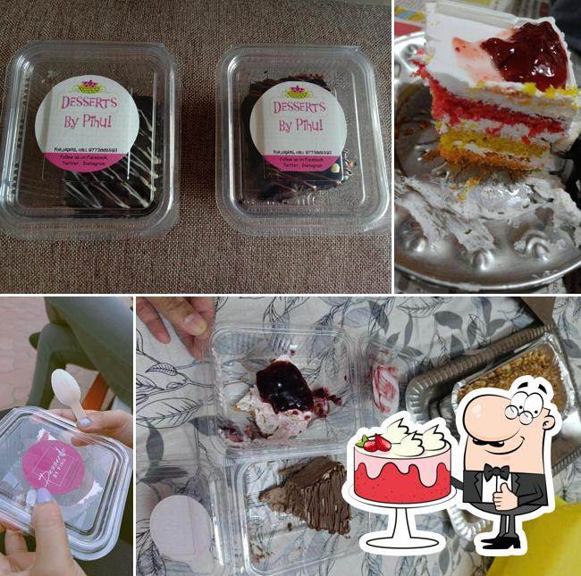 Red velvet cake at Desserts By Pihu!